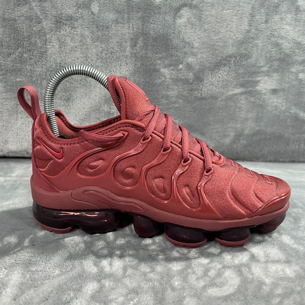 Nike Air VaporMax Plus Cedar Burgundy Shoes Womens 6 Red Sneakers FQ8878-661 - Picture 4 of 10